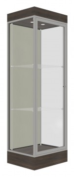 Tower Display Case with LED Lighting - 24 x 76