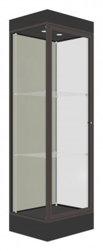 Tower Display Case with LED Lighting - 24 x 76