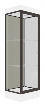 Tower Display Case with LED Lighting - 24 x 76