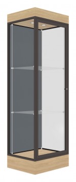 Tower Display Case with LED Lighting - 24