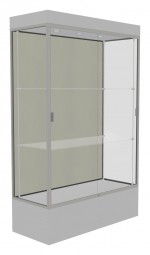 Lighted Display Case with 12 Base - 48 x 76