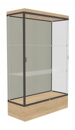 Lighted Display Case with 12 Base - 48 x 76