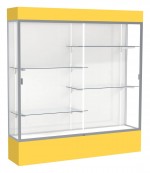 Large Display Case with LED Lighting -  72 x 80