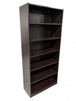  Espresso Laminate Bookshelf - 31.5 Inch Wide