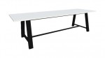 Rectangular Conference Table with Steel Frame - 30 Tall