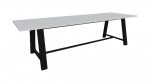 Rectangular Conference Table with Steel Frame - 30 Tall