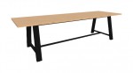 Rectangular Conference Table with Steel Frame - 30 Tall