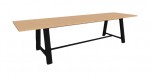 Rectangular Conference Table with Steel Frame - 30