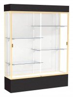 Tall Glass Display Case with Lights -  60