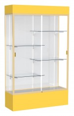 Glass Display Case with Lights -  48 x 80