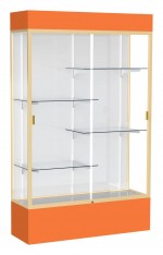 Glass Display Case with Lights -  48 x 80