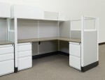 2 Person Cubicle with Power