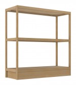 Wood Shelving Unit - 48 x 50