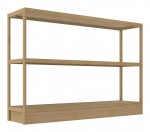 Wood Shelving Unit - 72 x 50