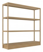 Wood Shelving Unit - 72