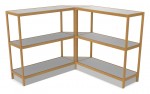 Corner Shelving Unit - 93 x 50