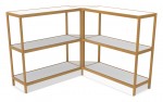 Corner Shelving Unit - 93 x 50