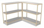 Corner Shelving Unit - 93 x 50