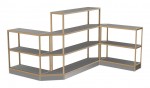 Large Open Shelving Unit - 145 x 72