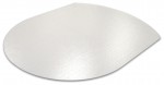 Contoured Chair Mat for Carpet - 49 x 39