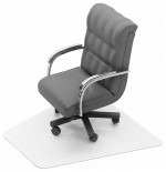 Corner Chair Mat for Carpet - 48 x 60