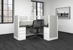 L Shaped Cubicle Workstation