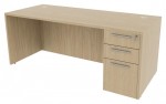 Rectangular Desk with Drawers