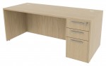 Rectangular Desk with Drawers