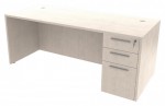 Rectangular Desk with Drawers