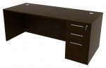 Rectangular Desk with Drawers