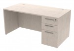 Rectangular Desk with Drawers