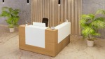 Modern L Shaped Reception Desk