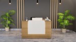 Modern L Shaped Reception Desk