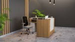 Modern L Shaped Reception Desk