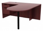 L Shaped Peninsula Desk