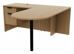 L Shaped Peninsula Desk