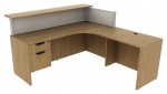 L Shaped Desk with Storage