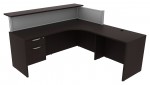 L Shaped Desk with Storage