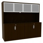 Credenza Cabinet with Hutch