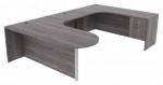 U Shaped Peninsula Desk