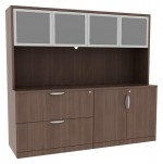 Storage Credenza with Hutch