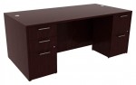 Rectangular Desk with Drawers