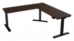 Adjustable Height L Shaped Desk