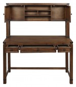 Home Office Desk with Hutch