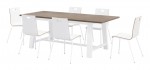 Rectangular Dining Table and Chairs Set