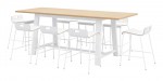 Counter Height Table and Chairs Set