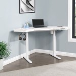 Sit Stand Home Office Corner Desk