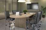 Racetrack Conference Table and Chairs Set