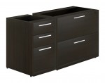 Lateral File & 3 Drawer Pedestal for Corp Design Desks