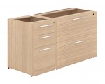 Lateral File & 3 Drawer Pedestal for Corp Design Desks